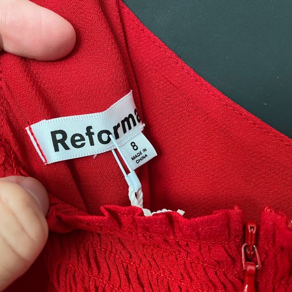 Reformation Red Midi Dress - Picture 6 of 6